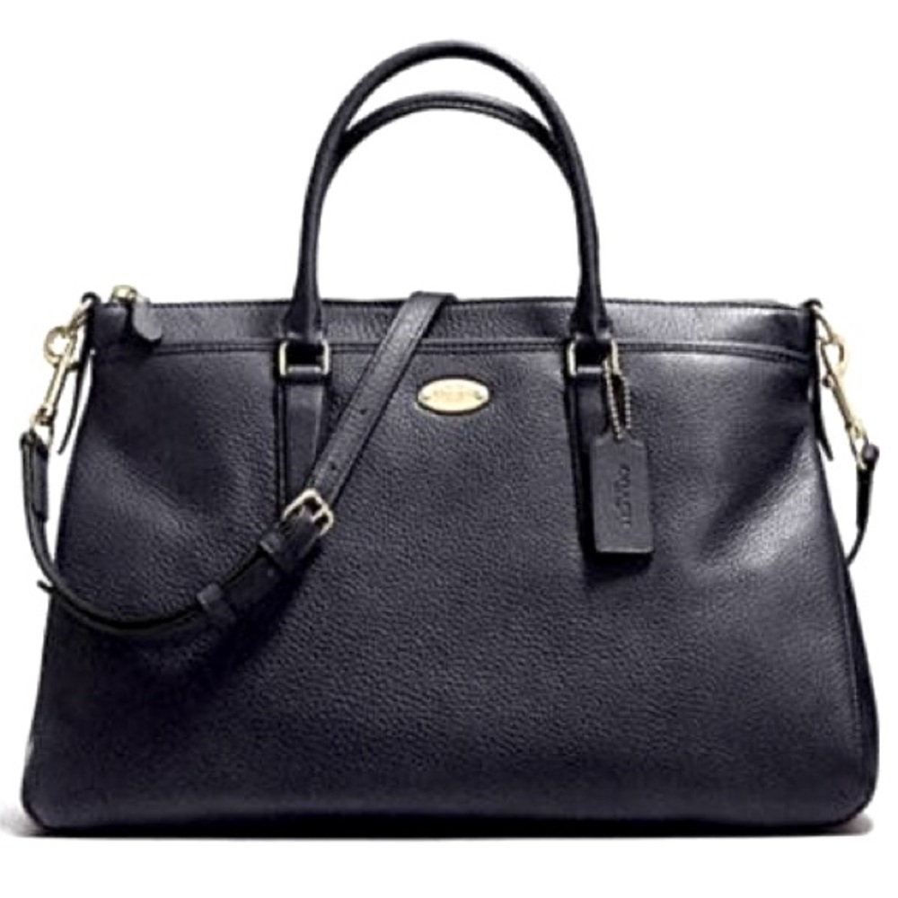 Coach Purse F35185 Black Leather